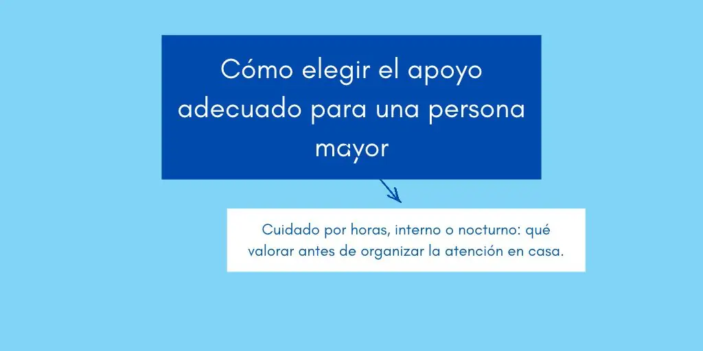 Cómo elegir ayuda a domicilio para una persona mayor en Tenerife