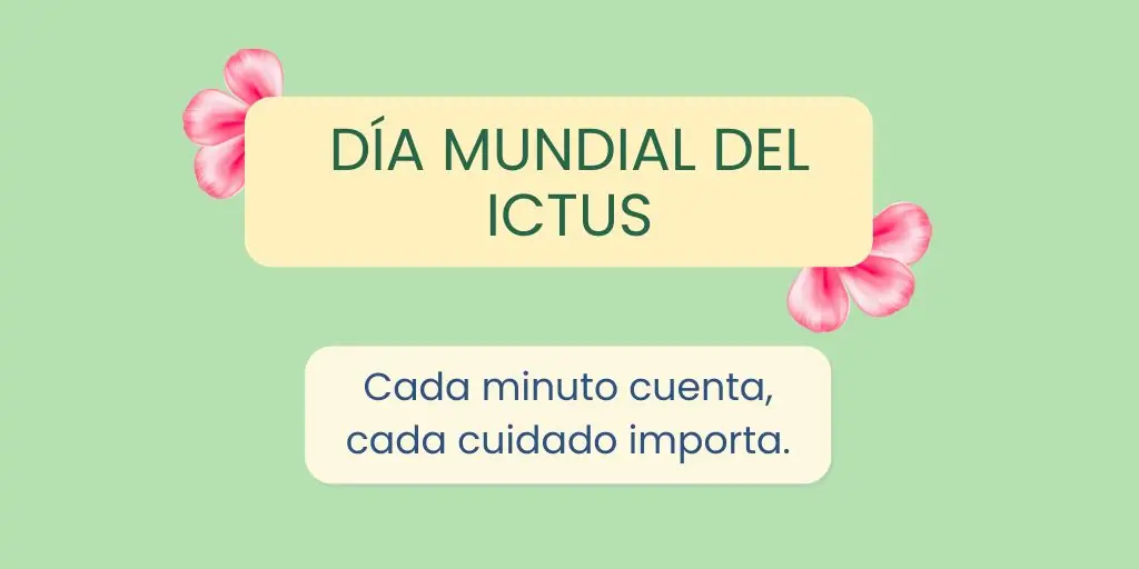Banner Día Mundial del Ictus - Cada minuto cuenta, cada cuidado importa | InHome Servicios